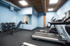 Basement Fitness Center free weights and bench